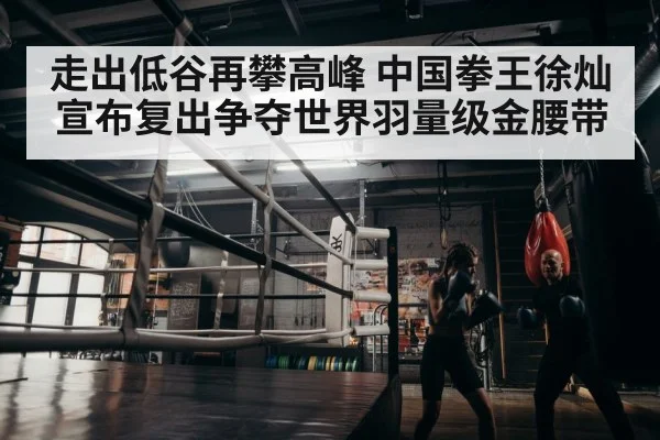 走出低谷再攀高峰 中国拳王徐灿宣布复出争夺世界羽量级金腰带